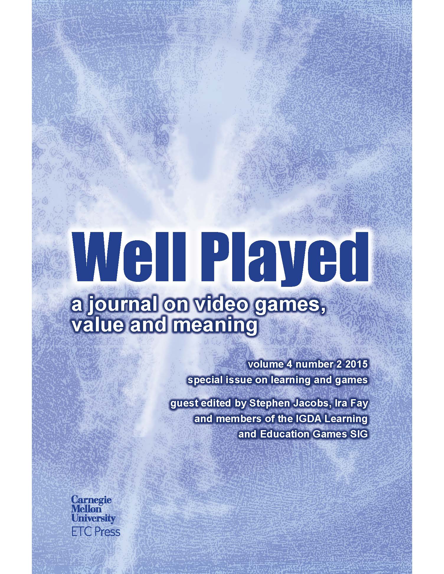 Well Played (Vol. 4, No. 2)